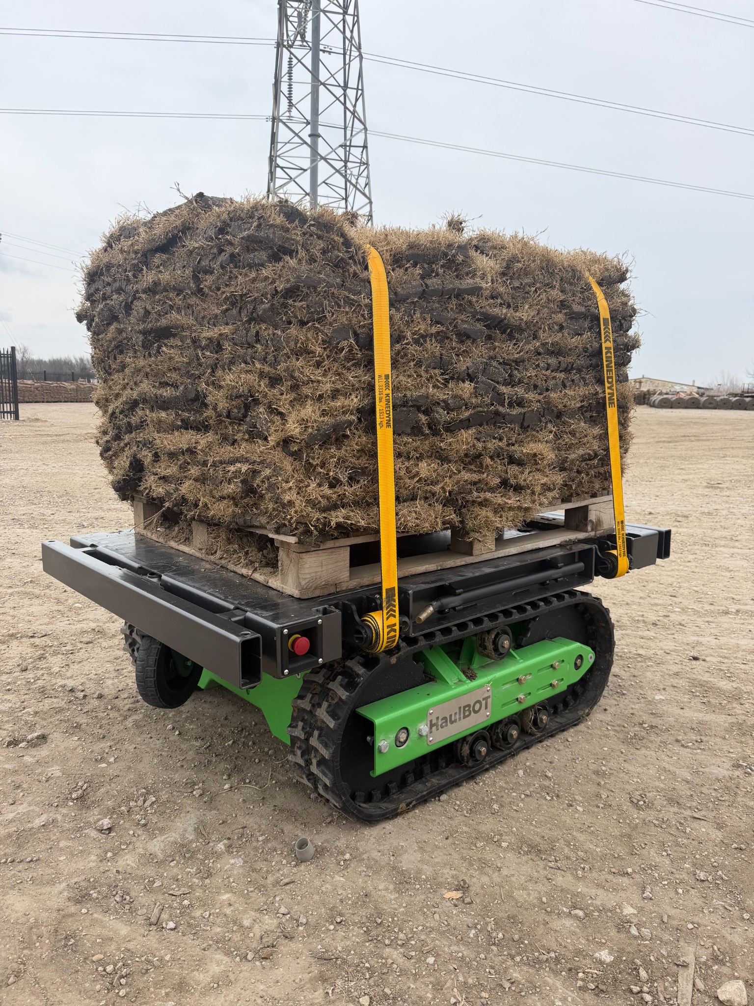 HaulBot carrying sod